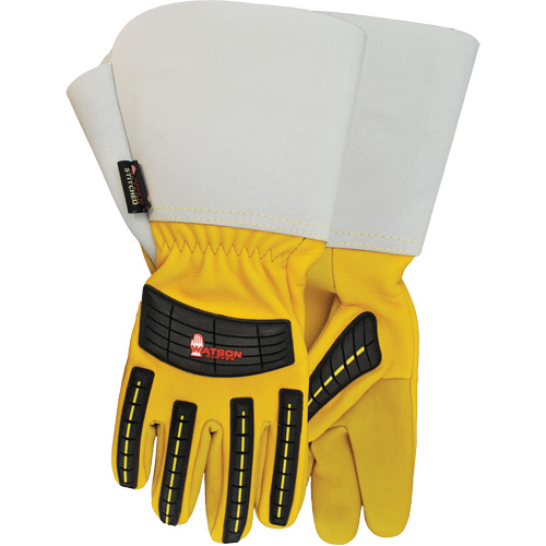 Gants 5782G Storm Trooper, Moyen, Paume en Cuir de vache, Poignet Manchette Cam Industrial