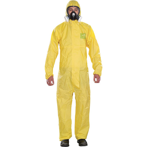 Combinaisons jetables pour usage mod&eacute;r&eacute; Microchem, Petit, Jaune, Polypropyl&egrave;ne Cam Industrial