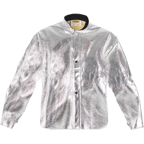 Heat Resistant Jacket, Small, Aluminized Kevlar&reg; Cam Industrial