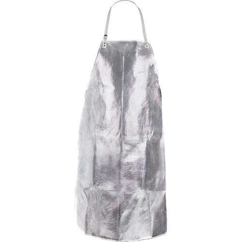 Heat Resistant Apron with Strap, 24" W x 42" L, Aluminized Kevlar&reg; Cam Industrial