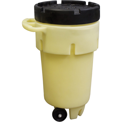 Wheeled Poly-Spillpack, 50 US gal., Mobile Cam Industrial