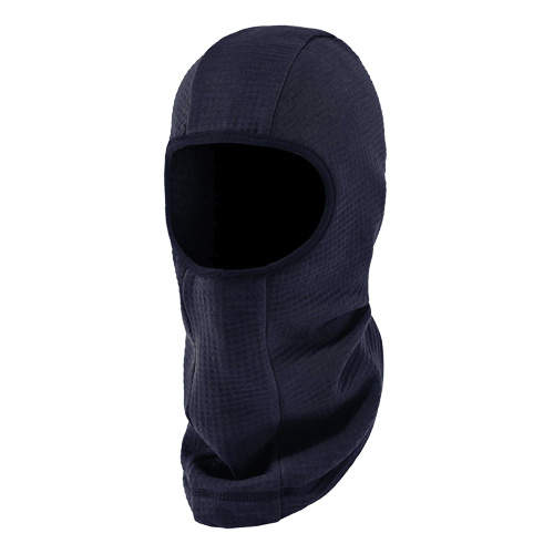 N-Ferno&reg; Dual Hazard Balaclava Face Mask, Navy Blue, Fleece Cam Industrial