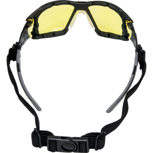 Z2900 Series Safety Glasses with Foam Gasket, Amber Lens, Anti-Scratch, ANSI Z87+/Meets/Exceeds CSA Z94.3 Cam Industrial
