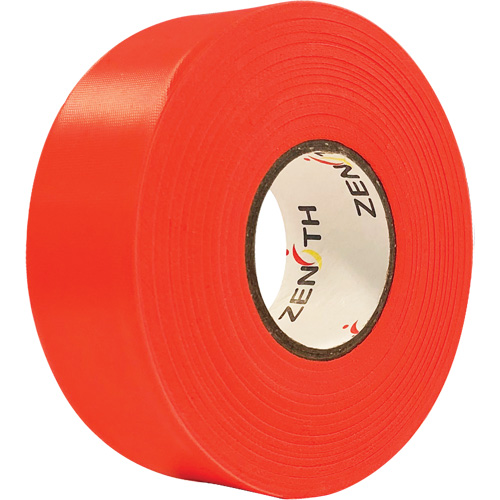 Flagging Tape, 1.1875" W x 164' L, Fluorescent Orange Cam Industrial