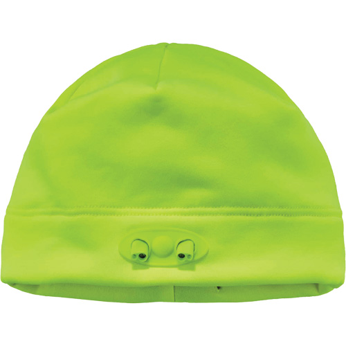 Bonnet N-Ferno &agrave; lumi&egrave;res DEL, Taille unique, Vert lime haute visibilit&eacute; Cam Industrial