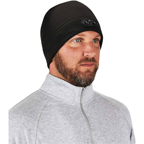 Bonnet N-Ferno &agrave; lumi&egrave;res DEL, Taille unique, Orange Cam Industrial
