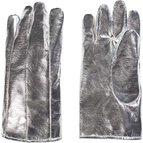 Gants r&eacute;sistants &agrave; la chaleur, Aluminis&eacute;/Kevlar, Taille unique, Prot&egrave;ge jusqu'&agrave; 800° F (426.66° C) Cam Industrial
