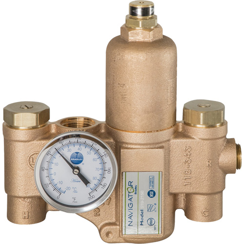 Navigator EFX20 Emergency Fixture Thermostatic Mixing Valve, 30 GPM Cam Industrial