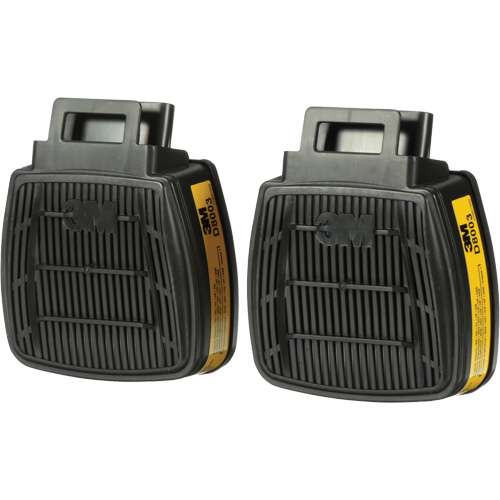 Secure Click Respirator Cartridge, Gas/Vapour Cartridge, Organic Vapour/Acid Gas Cam Industrial