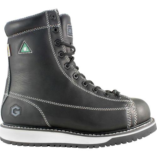 Bottes de travail pour monteur, Cuir, Embout Acier, Taille 7, Imperm&eacute;able Cam Industrial