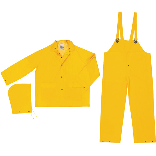 Classic Series Limited Flammability Rain Suit, Large, Yellow Cam Industrial