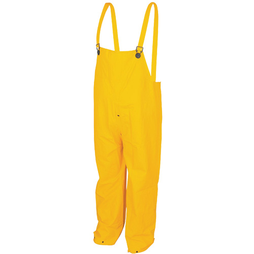 Pantalons &agrave; bavette imperm&eacute;ables de s&eacute;rie classique, Grand, Polyester/PVC, Jaune Cam Industrial