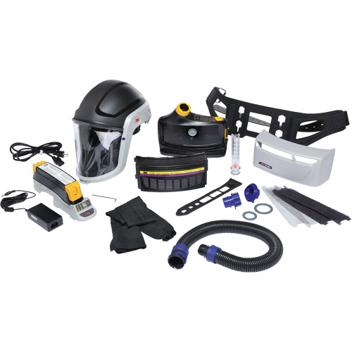 Versaflo TR Series Heavy Industry PAPR Kit, Hard Hat & Faceshield, Lithium-Ion Battery Cam Industrial