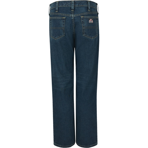 Jeans pour hommes &agrave; coupe droite &eacute;lastique, Tour de taille 32 Cam Industrial