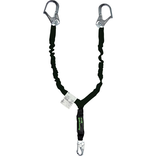 Longe avec amortisseur de choc r&eacute;sistante &agrave; l'arc &eacute;lectrique Miller, 6', Point d'ancrage &agrave; Mousqueton verrouillable, Mousqueton verrouillable aux jambes, Kevlar Cam Industrial