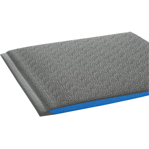 Wear-Bond Comfort-King Ergonomic Mats, Pebbled, 2' x 3' x 9/16", Grey, Vinyl Foam Cam Industrial