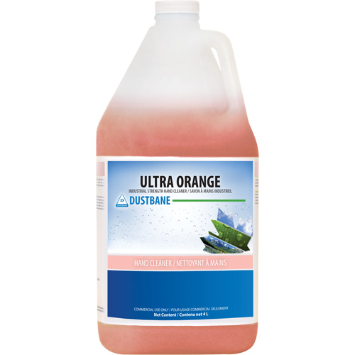 Nettoyant pour les mains Ultra Orange, Liquide, 4 L, Cruche, Parfum&eacute; Cam Industrial
