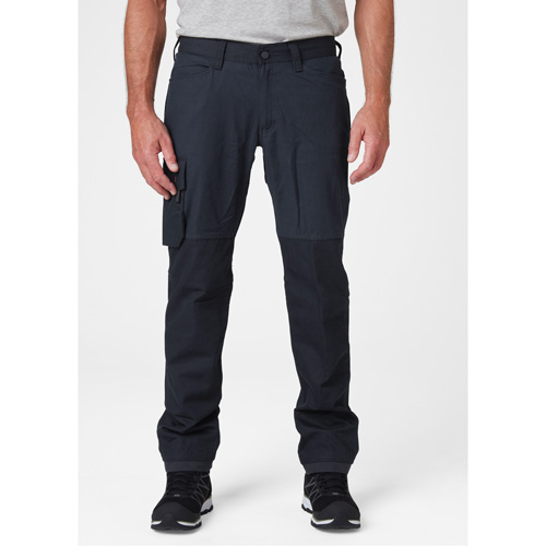 Pantalons d'entretien Oxford, Poly-coton, Bleu marin, Taille 30, Entrejambe 30 Cam Industrial