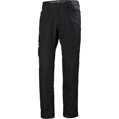 Oxford Service Pants, Poly-Cotton, Black, Size 30, 30 Inseam Cam Industrial