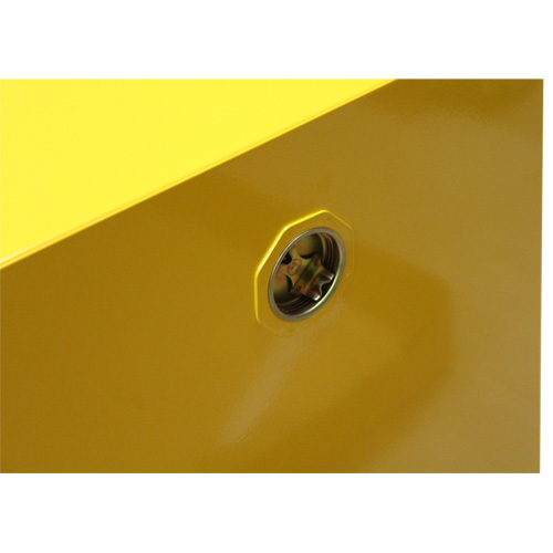 Flammable Storage Cabinet, 4 gal., 1 Door, 17" W x 22" H x 18" D Cam Industrial