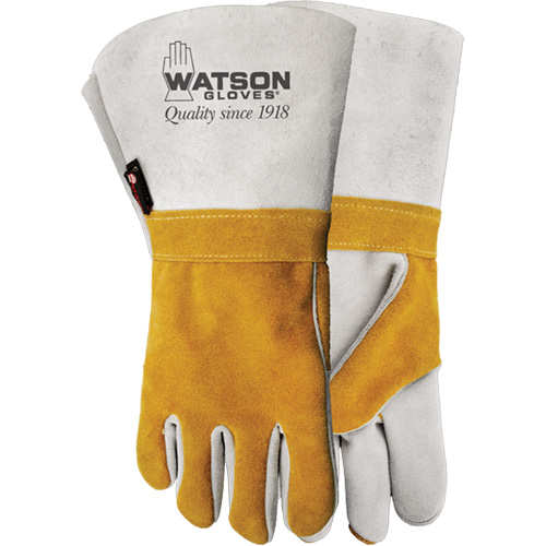 Gants de soudeur Wopper, Cuir de vache refendu, Taille 10 Cam Industrial