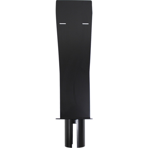 Porte-distributeur pour poteaux de barri&egrave;re pour le contr&ocirc;le des foules, Noir Cam Industrial