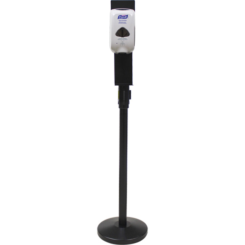 Porte-distributeur pour poteaux de barri&egrave;re pour le contr&ocirc;le des foules, Noir Cam Industrial