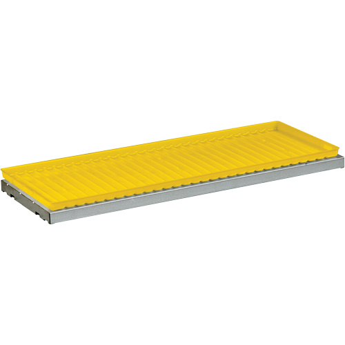 SpillSlope&reg; Safety Cabinet Shelf with Tray Cam Industrial