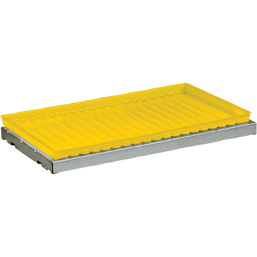 SpillSlope&reg; Safety Cabinet Shelf with Tray Cam Industrial