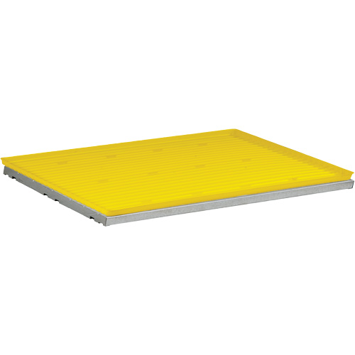 SpillSlope&reg; Safety Cabinet Shelf with Tray Cam Industrial