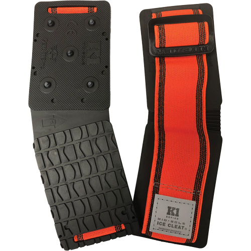 Mid-Sole Slim Ice Cleat, Tungsten Carbide, Stud Traction, One Size Cam Industrial