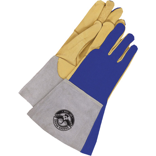 Gants de soudage &agrave; l'arc TIG et MIG, Cuir fleur de daim, Taille Moyen Cam Industrial