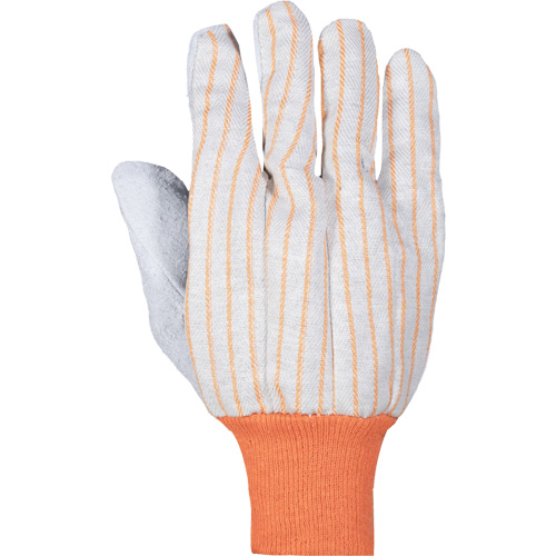 Endura&reg; Leather Palm Gloves, Large, Split Leather Palm Cam Industrial