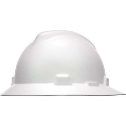 Casque de s&eacute;curit&eacute; &agrave; bordure compl&egrave;te Hydro Dip V-Gard, R&eacute;pond aux normes CSA type 1, Suspension Rochet, Non ventil&eacute; Cam Industrial