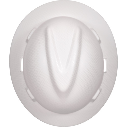 Casque de s&eacute;curit&eacute; &agrave; bordure compl&egrave;te Hydro Dip V-Gard, R&eacute;pond aux normes CSA type 1, Suspension Rochet, Non ventil&eacute; Cam Industrial