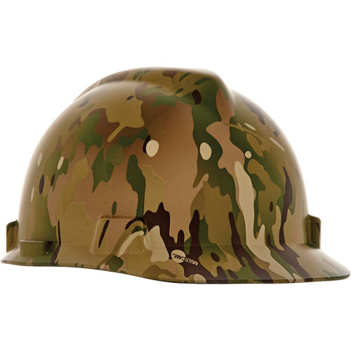 Casque de s&eacute;curit&eacute; Hydro Dip V-Gard, R&eacute;pond aux normes CSA type 1, Suspension Rochet, Non ventil&eacute; Cam Industrial