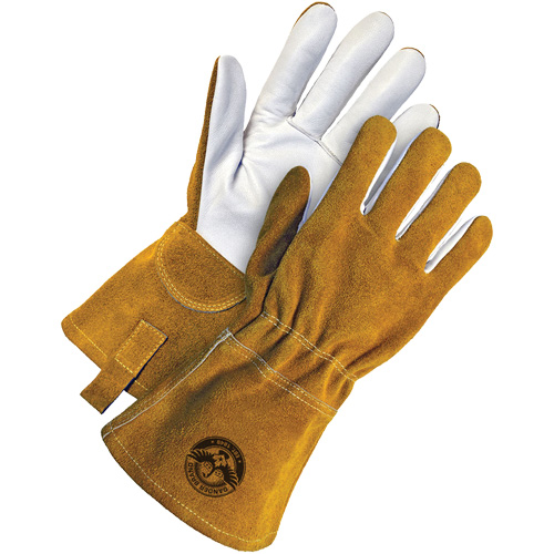 Gants de soudage &agrave; l'arc TIG, Cuir fleur de ch&egrave;vre, Taille T-Grand Cam Industrial