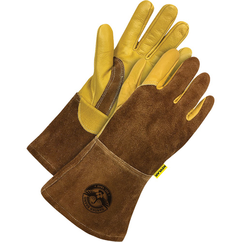 Gants pour soudeur, Cuir fleur de vache, Taille 2T-Grand Cam Industrial