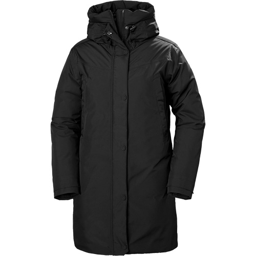 W Bouvet Down Coat, Women's, Small, Black Cam Industrial
