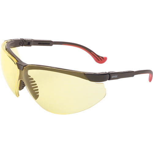 Uvex HydroShield&reg; Genesis&reg; XC Safety Glasses, Amber Lens, Anti-Fog/Anti-Scratch, ANSI Z87+/Meets/Exceeds CSA Z94.3 Cam Industrial