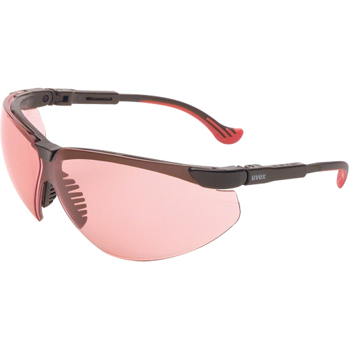 Uvex HydroShield&reg; Genesis&reg; XC Safety Glasses, SCT-Vermillion Lens, Anti-Fog/Anti-Scratch, ANSI Z87+/Meets/Exceeds CSA Z94.3 Cam Industrial