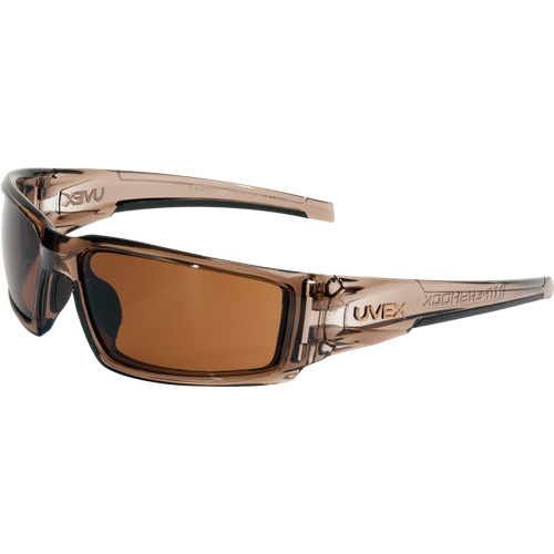 Uvex HydroShield&reg; Hypershock&reg; Safety Glasses, Espresso Lens, Anti-Fog/Anti-Scratch, ANSI Z87+/Meets/Exceeds CSA Z94.3 Cam Industrial