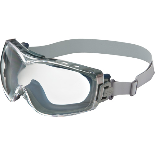 Lunettes de s&eacute;curit&eacute; &agrave; coques Uvex HydroShield Stealth OTG, Lentille Transparent, Antibu&eacute;e/Anti-&eacute;gratignures, Ventilation Indirecte Cam Industrial