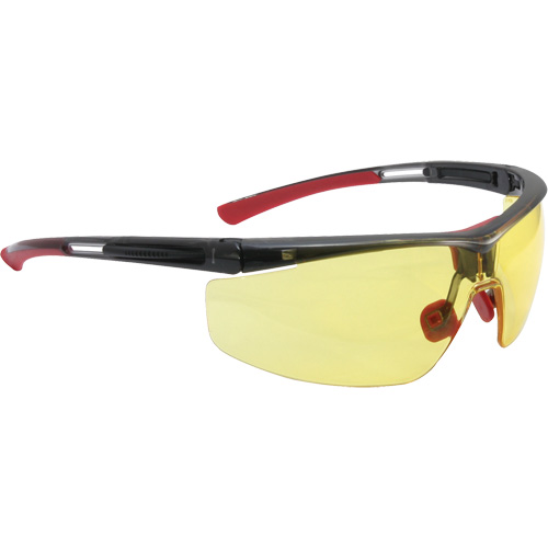 Uvex HydroShield&reg; North Adaptec Safety Glasses, Amber Lens, Anti-Fog/Anti-Scratch, ANSI Z87+/Meets/Exceeds CSA Z94.3 Cam Industrial