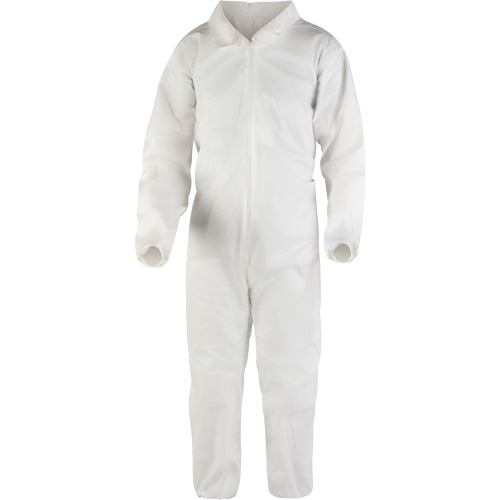 Premium Coveralls, 3X-Large, White, Microporous Cam Industrial
