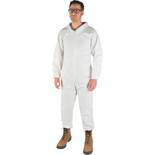 Premium Coveralls, 3X-Large, White, Microporous Cam Industrial