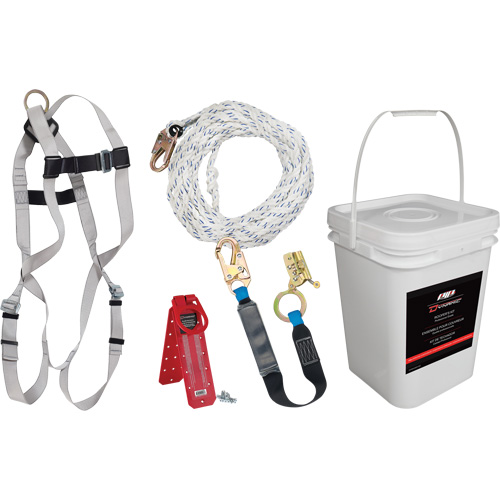 Dynamic Fall Protection Kit, Roofer's Kit Cam Industrial