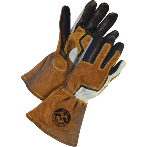 Gander Brand MIG Welder's Gloves, Grain Cowhide, Size X-Small Cam Industrial