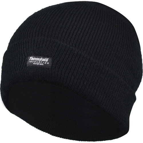 Lined Cuff Tuque, Thinsulate Lining, One Size, Black Cam Industrial