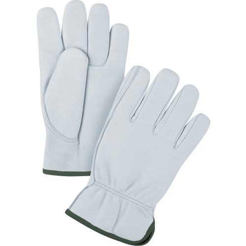 Gants de conducteur de premi&egrave;re qualit&eacute;, Moyen, Paume en Cuir fleur de ch&egrave;vre Cam Industrial